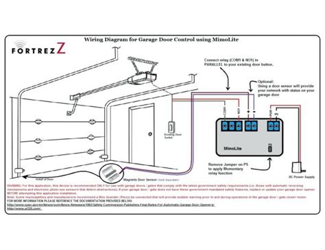 low voltage wiring for garage door